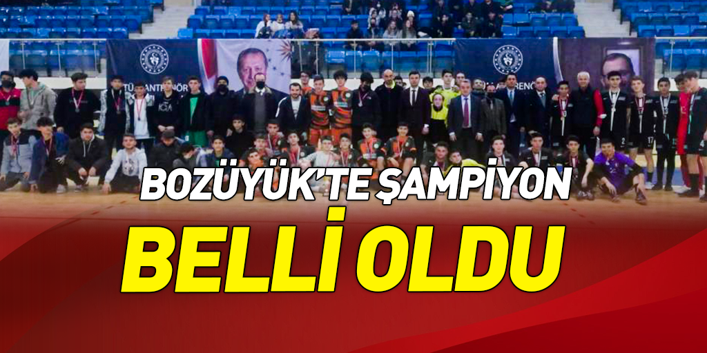 Bozüyük’te Futsal Şampiyonu Kumral Abdal Anadolu Lisesi oldu