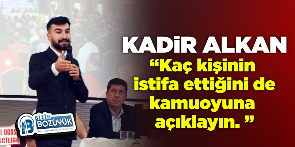 Kadir Alkan`dan CHP`ye cevap gecikmedi