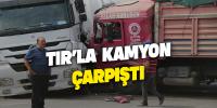 Eskişehir’de TIR’la çarpışan kamyonun sürücüsü yaralandı